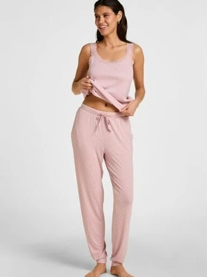 Hunkemöller Spodnie piżamowe z dżerseju Różowy