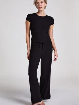 Hunkemöller Spodnie Rib Essential Czarny