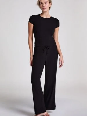 Hunkemöller Spodnie Rib Essential Czarny