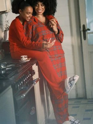 Hunkemöller Spodnie z dżerseju szmerglowanego Czerwony