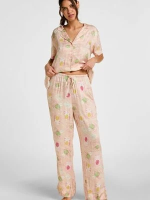 Hunkemöller Spodnie z satyny Pomarańczowy