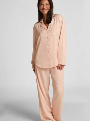 Hunkemöller Spodnie z satyny Różowy