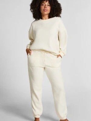 Hunkemöller Sportowe joggery z polaru Biały