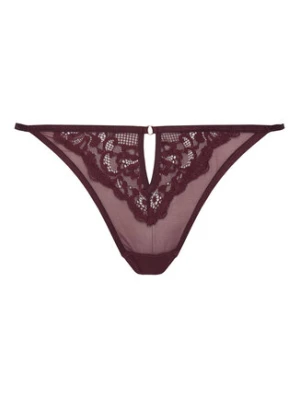 Hunkemöller Stringi 302380 Bordowy