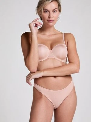 Hunkemöller Stringi Bawełniane Kira Beżowy