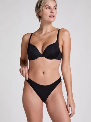 Hunkemöller Stringi Bawełniane Kira Czarny