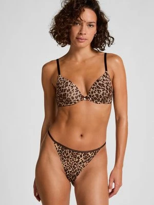 Hunkemöller Stringi bezszwowe Brązowy