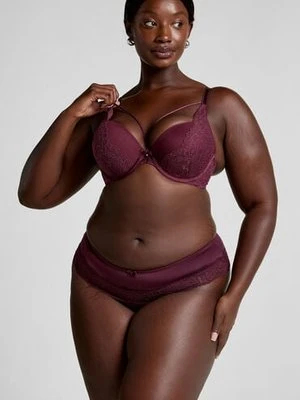 Hunkemöller Stringi bokserki Paris Fioletowy