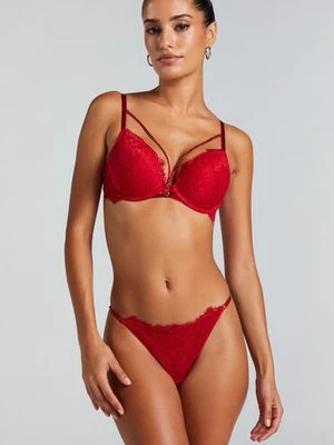 Hunkemöller Stringi Charlotta Czerwony