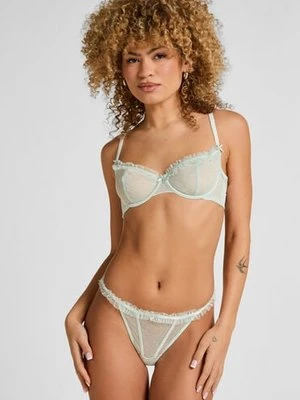 Hunkemöller Stringi Claudia Highleg Zielony