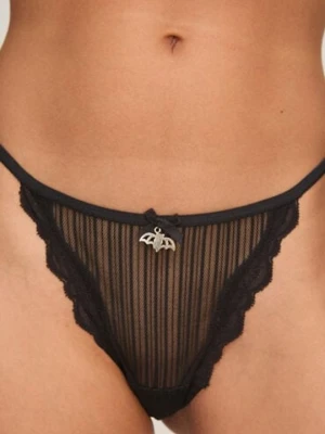 Hunkemöller Stringi Fruity Czarny