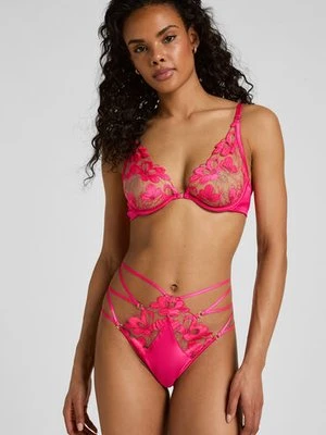Hunkemöller Stringi Highleg Beatrice Różowy
