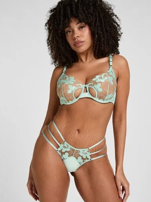 Hunkemöller Stringi Highleg Beatrice Zielony