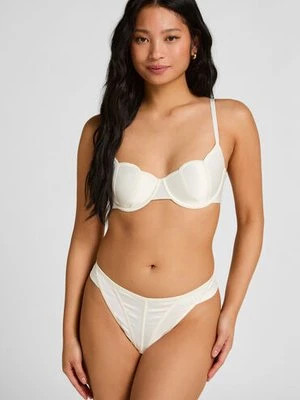 Hunkemöller Stringi Highleg Britt Biały