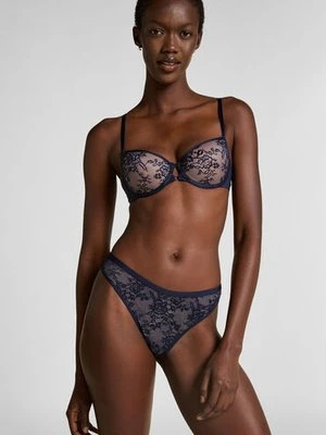 Hunkemöller Stringi Lea Niebieski