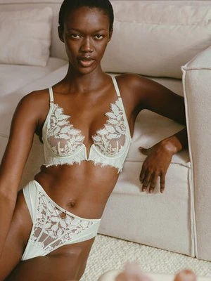 Hunkemöller Stringi Malou z Wysokim Krojem Zielony