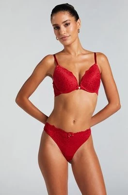 Hunkemöller Stringi Marine Czerwony