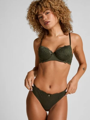 Hunkemöller Stringi Marine Zielony