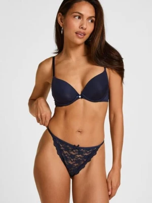 Hunkemöller Stringi Mini Niebieski