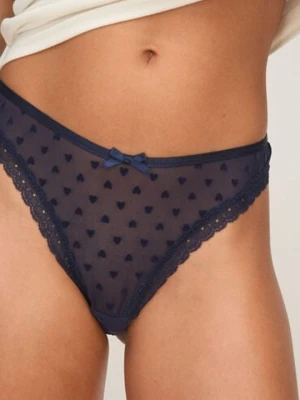 Hunkemöller Stringi Phoebe Niebieski