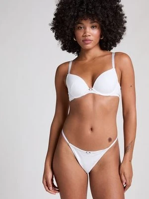 Hunkemöller Stringi Pointelle Biały