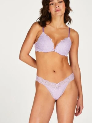 Hunkemöller Stringi z niskim stanem Madison Fioletowy