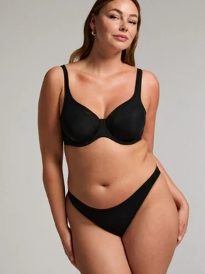 Hunkemöller Stringi z siateczki Czarny