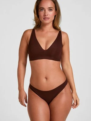 Hunkemöller Super Comfort Stringi Brązowy