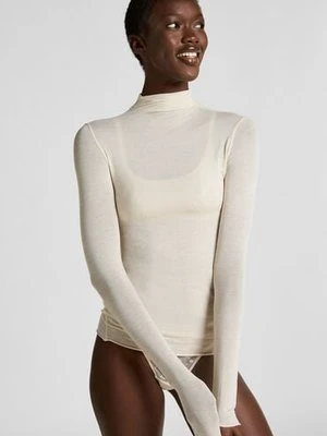 Hunkemöller super miękki golf z kaszmirem top Biały