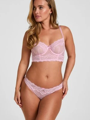 Hunkemöller Suspenderbelt Flora Różowy