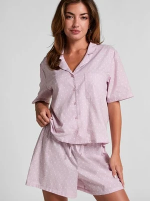 Hunkemöller Szorty Dobby Różowy