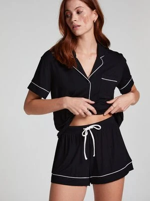Hunkemöller Szorty Essential z dżerseju Czarny