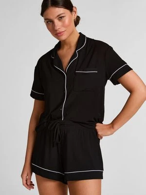 Hunkemöller Szorty Essential z dżerseju Czarny
