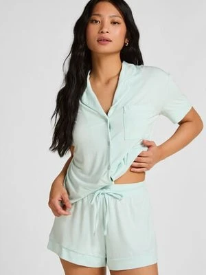 Hunkemöller Szorty Essential z dżerseju Niebieski