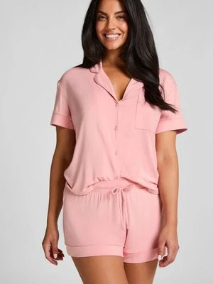 Hunkemöller Szorty Essential z dżerseju Różowy