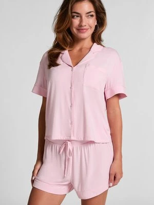 Hunkemöller Szorty Essential z dżerseju Różowy