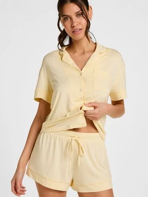 Hunkemöller Szorty Essential z dżerseju Żółty