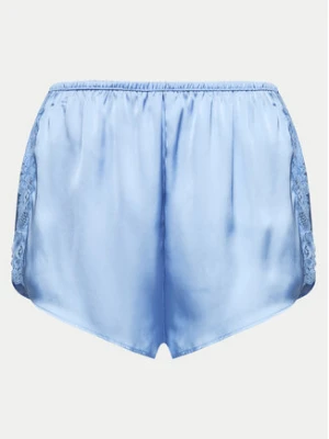 Hunkemöller Szorty piżamowe Satin 204994 Niebieski Regular Fit