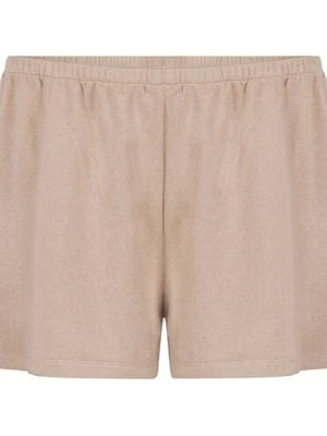 Hunkemöller Szorty piżamowe ze szczotkowanego dżerseju Beżowy