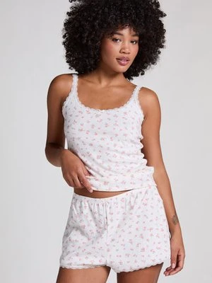 Hunkemöller Szorty Pointelle Biały