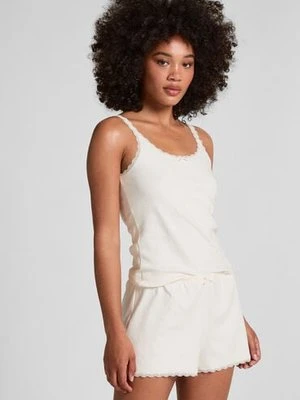 Hunkemöller Szorty Pointelle Biały