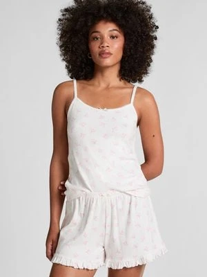 Hunkemöller Szorty Pointelle Biały