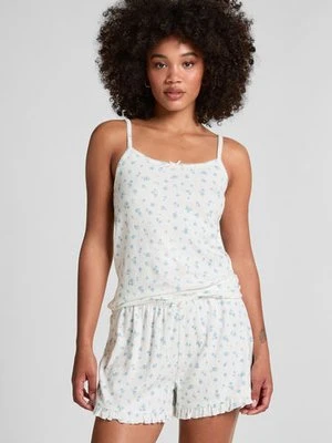 Hunkemöller Szorty Pointelle Biały