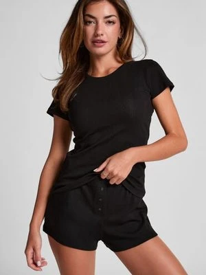 Hunkemöller Szorty Pointelle Czarny