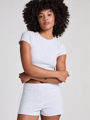 Hunkemöller Szorty Pointelle Szary