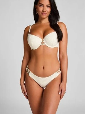 Hunkemöller Szydełkowy dół od bikini Crochet Biały