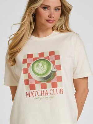 Hunkemöller T-shirt z Nadrukiem Biały