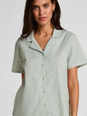 Hunkemöller Tkana bluza w paski Zielony