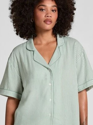 Hunkemöller Tkana bluza z krótkim rękawem Zielony