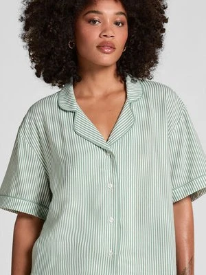 Hunkemöller Tkana bluza z krótkim rękawem Zielony